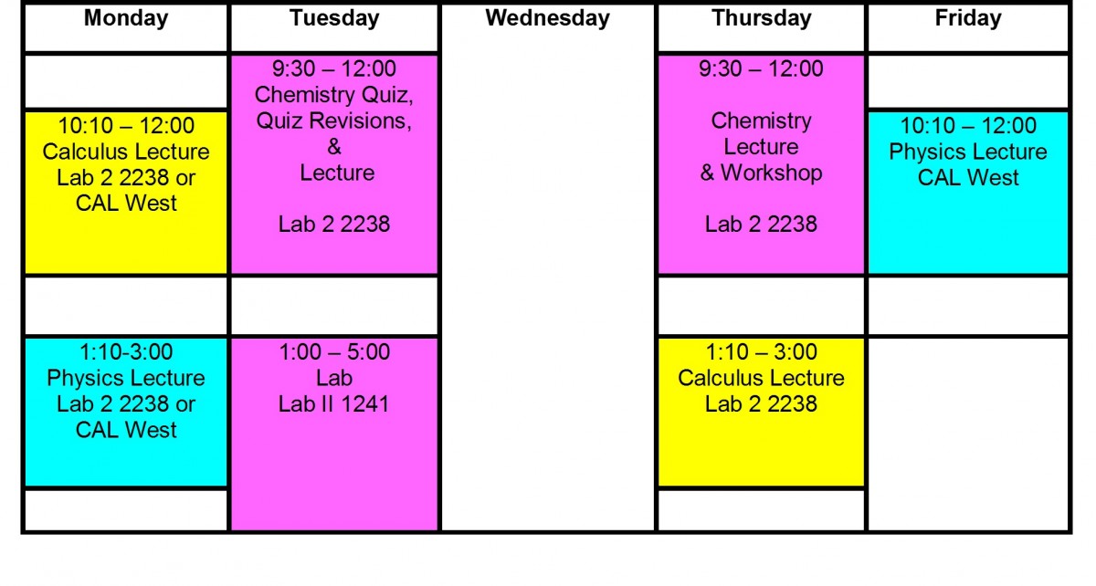 WinterSchedule