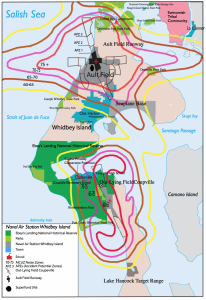 Whidbey Island Naval Air Station Map Mapping Whidbey Island's Noise & Accident Potential Zones – Basewatch