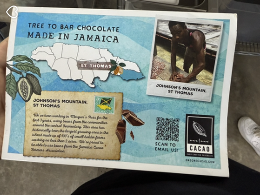 One One Cocoa postcard