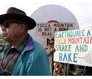 Yucca Mountain Western Shoshone Protest. (Credit: Colorado College)