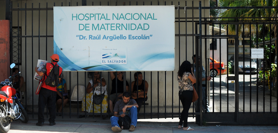 The National Maternity Hospital in San Salvador Credit: Jose CABEZAS/AFP/Getty Images