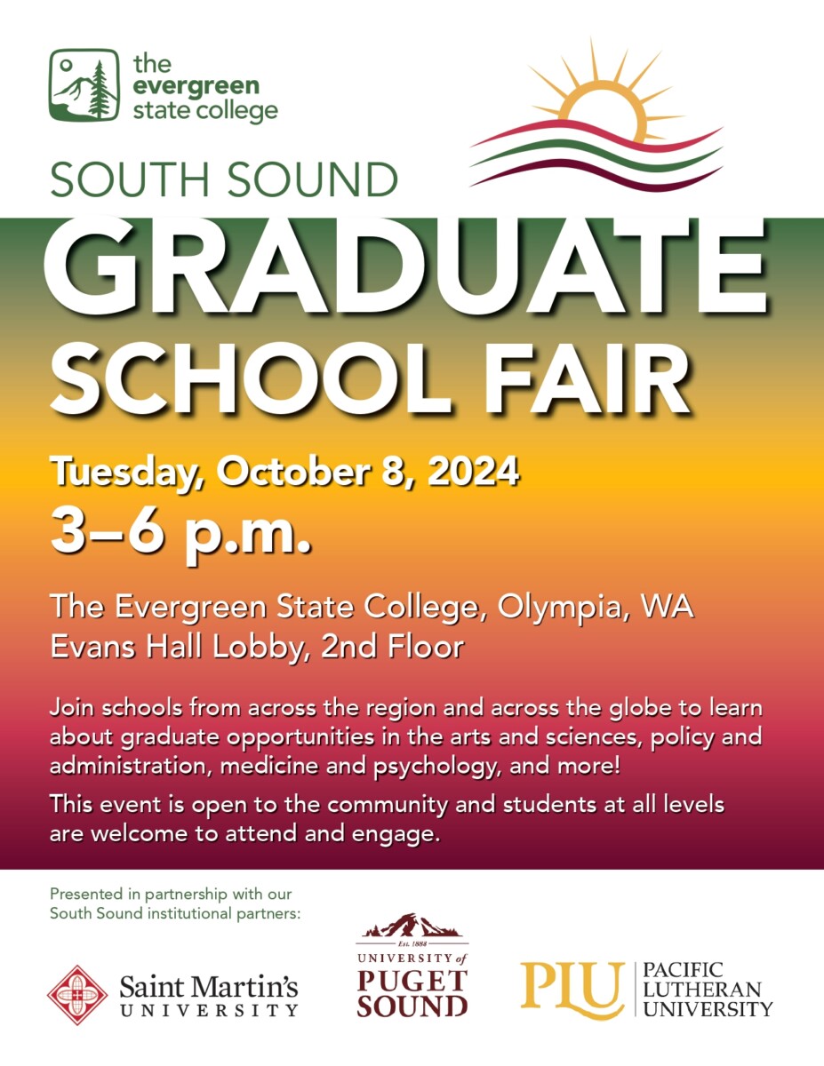 South Sound Graduate School Fair Flyer
