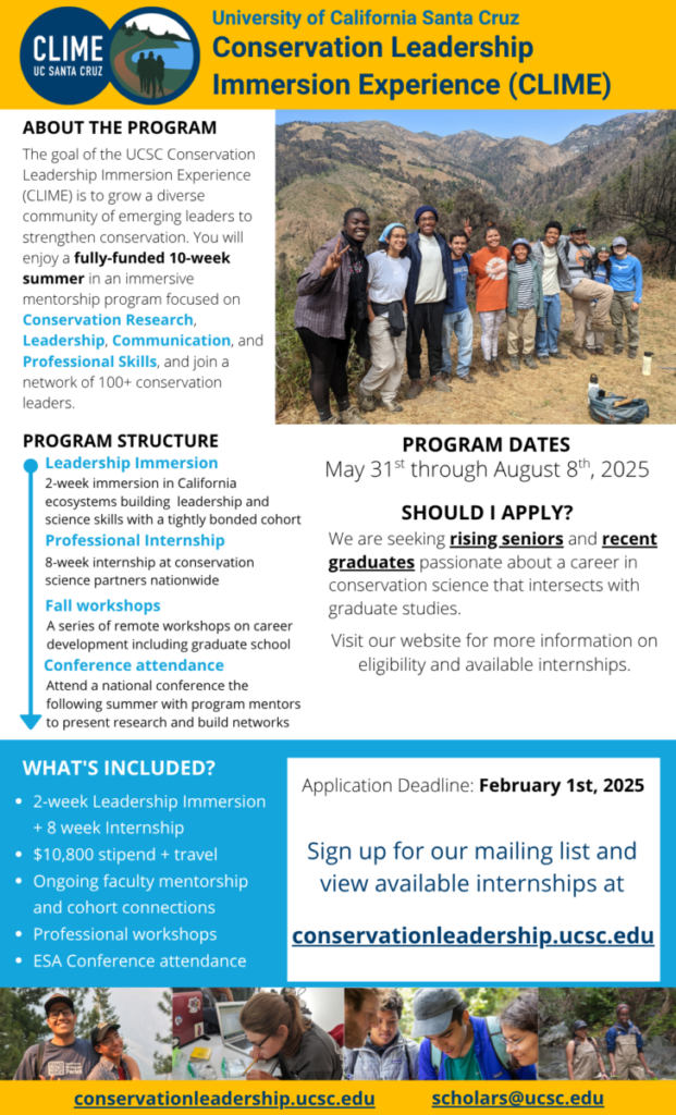 Clime Recruitment Flier