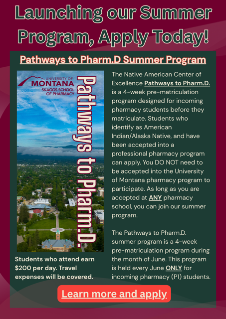 Pharmacy Program Flyer Image
